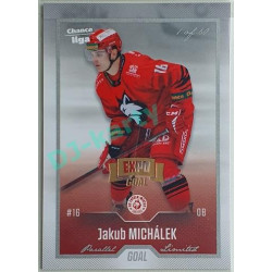 2022/23 Goal Cards Chance Liga 1. série #131 Jakub Michálek Expo Pard. Silver 1 of 3