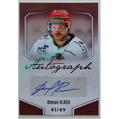 2022/23 Goal Cards Chance Liga 2. série #105 Roman Vlach Autograph xx/49