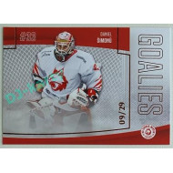 2022/23 Goal Cards Chance Liga 2. série #G-34 Daniel Šimonů Goalies Parallel xx/29