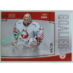 2022/23 Goal Cards Chance Liga 2. série #G-34 Daniel Šimonů Goalies Parallel xx/29
