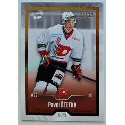 2022/23 Goal Cards Chance Liga Update #479 Pavol Štetka Gold xx/23