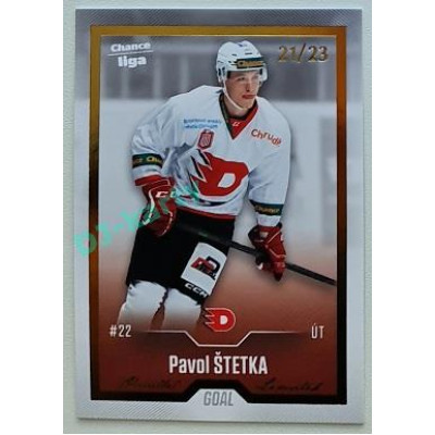 2022/23 Goal Cards Chance Liga Update #479 Pavol Štetka Gold xx/23