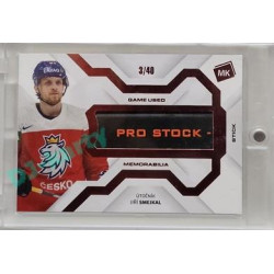 2021/22 MK reprezentace #GUM-14 Jiří Smejkal Game Used Memorabilia RED 3/40