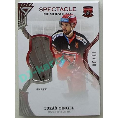 2021/22 Sportzoo TIPSPORT ELH 2. série #SR-LC Lukáš Cingel Spectable Memorabilia 12/30