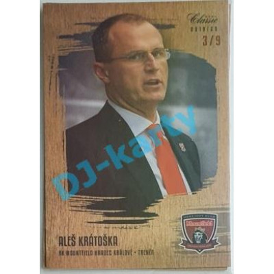 2019/20 OFS Aleš Krátoška #277 3/9 Gold Rainbow