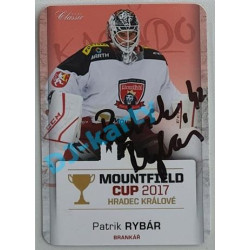 2017 OFS Mountfield Cup Patrik Rybár #26 2/10 Autograph Die Cut