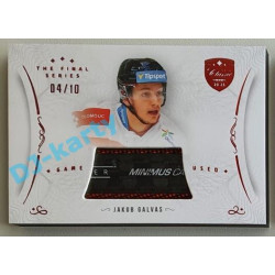 2021/22 OFS The Final Series Jakub Galvas #STI-GAJ 04/10 Game Used Stick Red