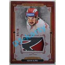 2021 OFS Kingdom of Lions Kevin Klíma #S15 04/10 Piece of Stick RED