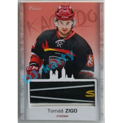 2017 OFS Mountfield Cup Tomáš Zigo #17 Game Used Stick PROMO