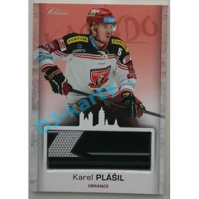 2017 OFS Mountfield Cup Karel Plášil #28 6/9 Game Used Stick