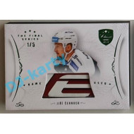 2021/22 OFS The Final Series Jiří Černoch #STI-CEJ 1/5 Game Used Stick Emerald