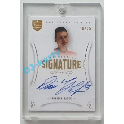 2021/22 OFS The Final Series Dominik Hašek #TFS-DH 10/25 Authentic Signature Gold