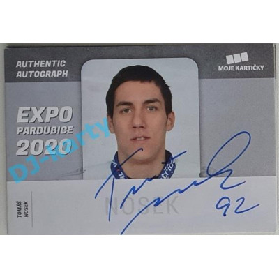 2021 MK reprezentace Tomáš Nosek #TN Expo Authentic Autograph xx/63
