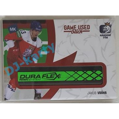 2021 MK reprezentace Jakub Vrána #20 Game used memorabilia PROMO