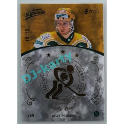 2021 Legendary Cards League Dynasty Vsetín Josef Podlaha #20 15/19 Gold Rainbow