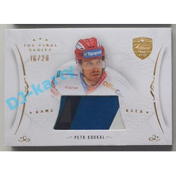 2021/22 OFS The Final Series Petr Koukal #STI-KOE 16/20 Game Used Stick Gold