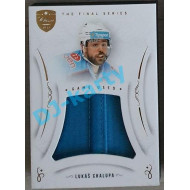 2021/22 OFS The Final Series Lukáš Chalupa #JER-LH Game Used Jersey Gold PROMO