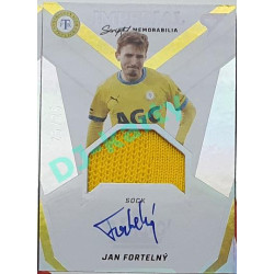 2021/22 Sportzoo Fortuna Liga 2. série #IM-JF Jan Fortelný IMPERIAL SCRIPTED MEMORABILIA 25/25