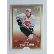 2022/23 Goal Cards Chance Liga 2. série #349 Tomáš Kulhánek Gold 09/23