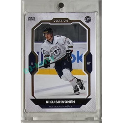 2023/24 Goal cards Chance Liga 1. série #078 Riku Sihvonen Gold 1of20