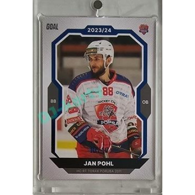 2023/24 Goal cards Chance Liga 2. série #263 Jan Pohl Blue 10/10
