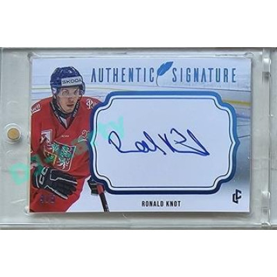 2023/24 LC Expectations Road to Prague #AS-11 Ronald Knot Authentic Signature Blue 4/5