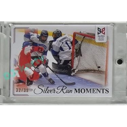 2023/24 Legendary Cards Hlinka Gretzky Cup Young Lions #SRM-44 Tittlbach bral s Finy 2 góly a asistenci Silver Run Moments Rainbow xx/39