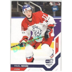 2021/22 MK reprezentace #068 Pavel Novák U20 PROMO