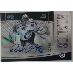 2022/23 Goal Cards Chance Liga 1. série #G-11 Jakub Soukup Goalies Autograph 02/49