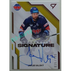 2022/23 Sportzoo ELH 2. série #AS1-JV Jakub Valský Signature level 1 xxx/150