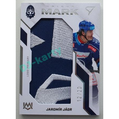 2022/23 Sportzoo ELH 2. série #UM-JJ Jaromír Jágr Unique Mark 12/20