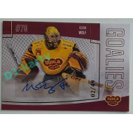 2022/23 Goal Cards Chance Liga 2. série #19 Adam Wolf Goalies Autograph xx/49