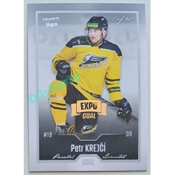2022/23 Goal Cards Chance Liga 2. série #233 Petr Krejčí Expo Silver 1 of 3