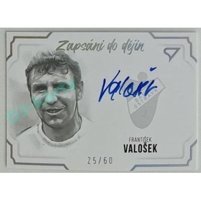 2023 Sportzoo Dekády fotbalové ligy #S-FV František Valošek Zapsáni do dějin Auto 25/60