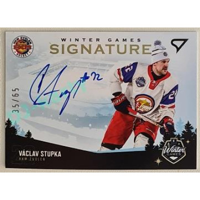 2023 Sportzoo Winter Games #WS1-VS Václav Stupka Signature Level 1 35/65