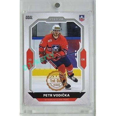 2023/24 Goal cards Chance Liga 2. série #235 Petr Vodička 1st day of issue