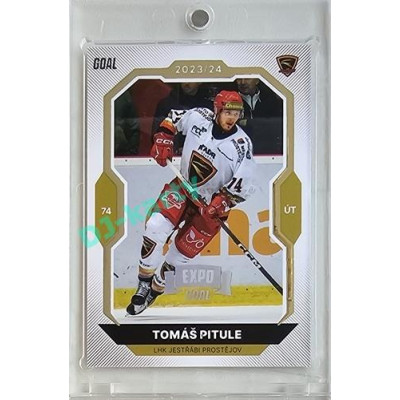 2023/24 Goal cards Chance Liga 2. série #252 Tomáš Pitule Expo Silver 1of7