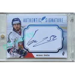 2023/24 LC Expectations Road to Prague #AS-14 Michael Špaček Authentic Signature Blue 4/5