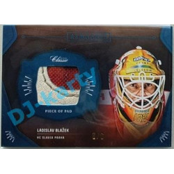 2020/21 OFS 2.série Ladislav Bražek #RPS-LBL 6/6 Game Used Remnants Black Cut