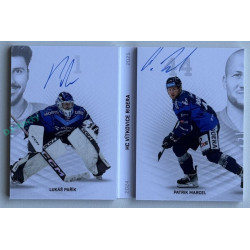 2024/25 Sportzoo ELH 2. serie #DD-PM Lukáš Pařík / Patrik Marcel Defensive Duo Scripted Booklet 01/10