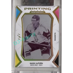 2023 MK The Gamers Extended #PP-RK Radek Kučeřík BASE Printing Plates 2023 Magenta 1of1