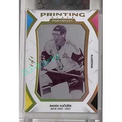 2023 MK The Gamers Extended #PP-RK Radek Kučeřík BASE Printing Plates 2023 Magenta 1of1