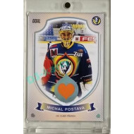 2023/24 Goal cards Chance Liga O kapku lepší hokej #13 Michal Postava Parallel xx/20
