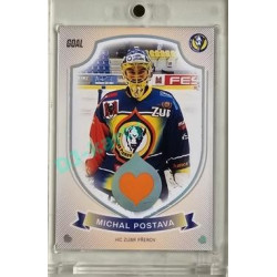 2023/24 Goal cards Chance Liga O kapku lepší hokej #13 Michal Postava Parallel xx/20