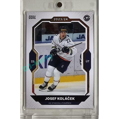 2023/24 Goal cards Chance Liga 1. série #084 Josef Koláček Gold 1of20