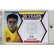 2024 MK Stadion znovu v akci #30YA-05 Jakub Ficenec Red parallel xx/35