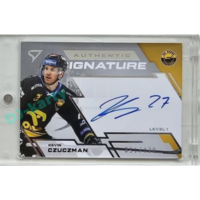 2023/24 Sportzoo ELH 2. serie #SL1-KC Kevin Czuczman Authentic Signature Level 1 xx/130