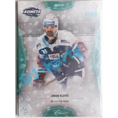 2020/21 OFS 1. série Jakub Klepiš #52 13/15 Blue Aquadropp