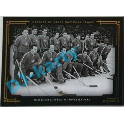 2020 OFS SSČH Mistrovství světa 1957 Sovětský svaz #HCNT-19 04/10 History of Czech National Teams Gold