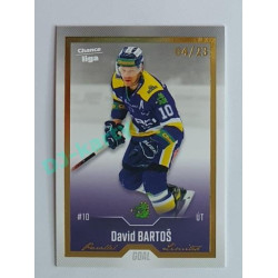2022/23 Goal Cards Chance Liga 2. série #375 David Bartoš Gold 04/23